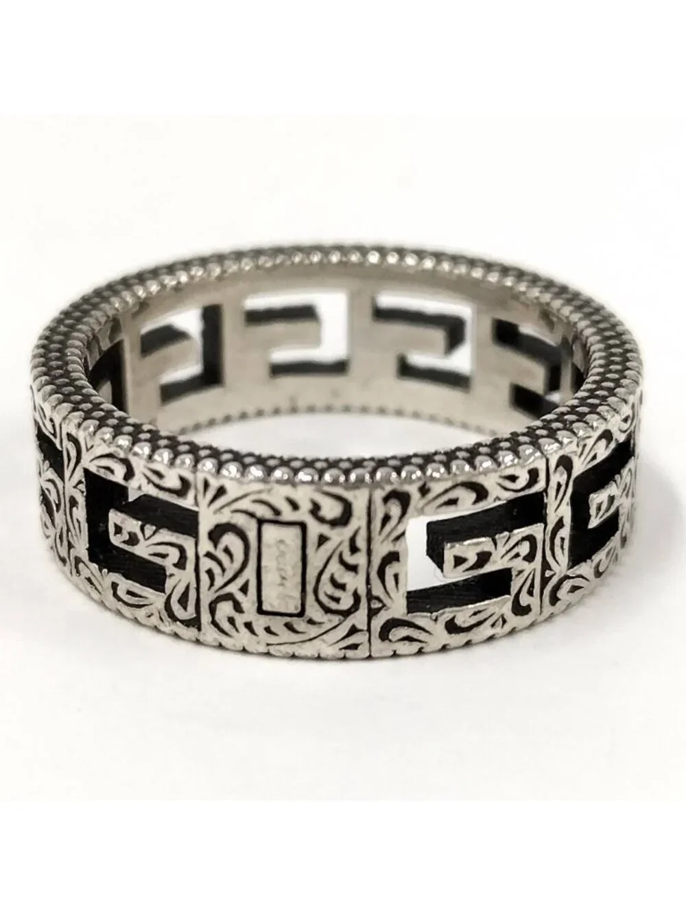 Gucci Square Arabesque Ring